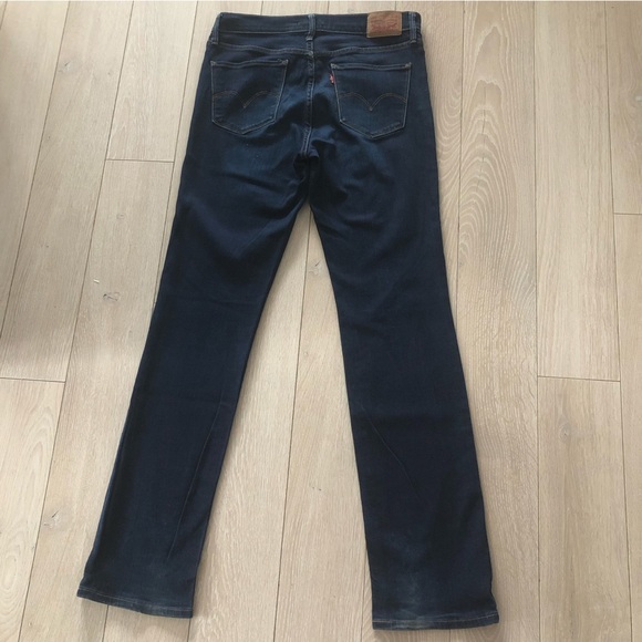 Levi’s Shaping Straight 314 Jeans in Dark Wash Size 29 - Picture 5 of 16